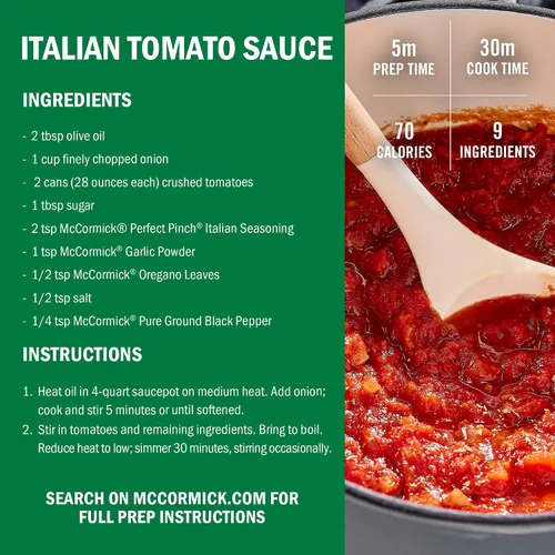 Vista 7 de McCormick Perfect Pinch - Condimento italiano, 1.31 oz