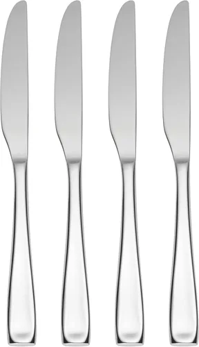 Vista 40 de Oneida Moda Champagne Satin 20-Piece Silverware Set for 4, Flatware