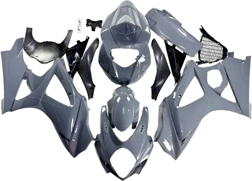 Vista 30 de Kit de carenado negro púrpura para 2007 2008 Suzuki K7 GSXR1000 07 08 GSX-R1000 Carrocería ABS plástico cuerpo marco conjunto