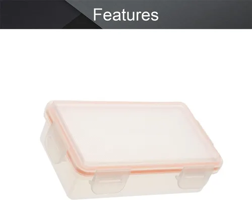 Vista 4 de Auniwaig Caja de almacenamiento de batería, 2 fundas de batería 18650, caja de almacenamiento organizadora de baterías, soporte de almacenamiento