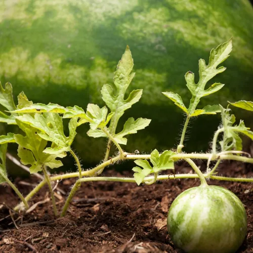 Vista 5 de Brownie Brand Sugar Baby - Semillas de sandía – Variedad de melón dulce, compacta y de alto rendimiento para jardinería en el hogar – Perfecto