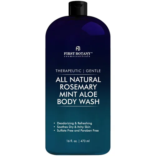 Vista 11 de First Botany, Gel de ducha All Natural para el cuerpo, combate el olor corporal, el pie de atleta, la picazón, los problemas de uñas, la caspa