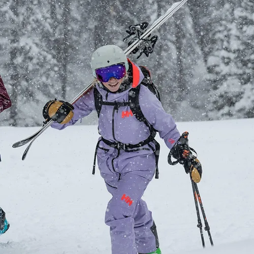 Vista 7 de Helly-Hansen Powderqueen 3.0 - Chaqueta de esquí impermeable para mujer