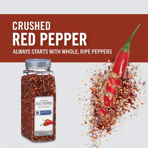 Vista 2 de McCormick Culinary Pimienta Roja Molida, 13 oz - Un Envase de 13 Onzas de Pimienta Roja Molida, Perfecto para Espolvorear en Pizza, Carne de Res