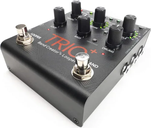 Vista 2 de DigiTech Trio+ Band Creator + Looper con interruptor de pie FS3X, 4 cables y fuente de alimentación