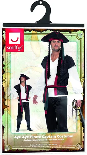 Vista 8 de Disfraz de capitán pirata Smiffy's para hombres