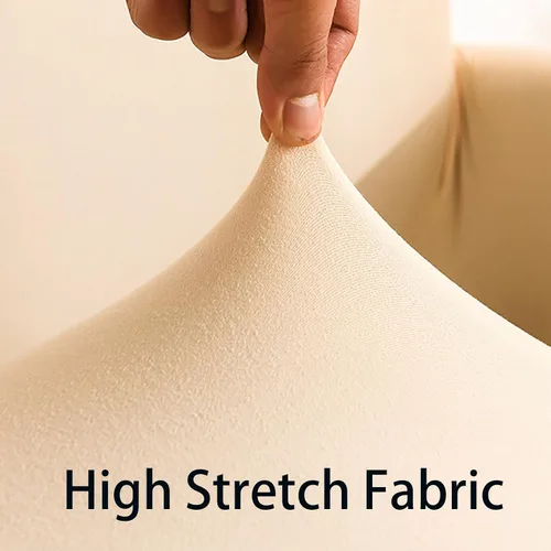 Vista 5 de Fundas de sofá de color liso, funda elástica para sofá, protector universal de muebles, suave, lavable, con parte inferior elástica, fundas de sofá