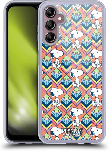 Vista 231 de Head Case Designs Snoopy Deco Dreams - Funda de gel con licencia oficial de Peanuts Blue Pattern [protección de grado militar] compatible con Google