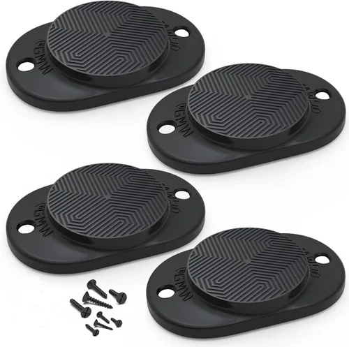 Vista 13 de GMW Gun Magnet [2-Pack] 30 lbs. Rating Magnetic Gun Mount HQ Rubber Coated Gun Magnet Buckler Series for Car, Truck, Desks, Safes, and Walls