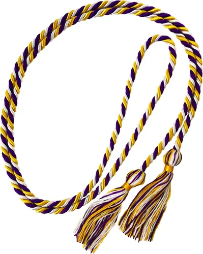 Vista 16 de Cordón de honor de graduación para graduaciones universitarias, escuela secundaria y más duradero y brillante (oro antiguo) - Paquete de 10