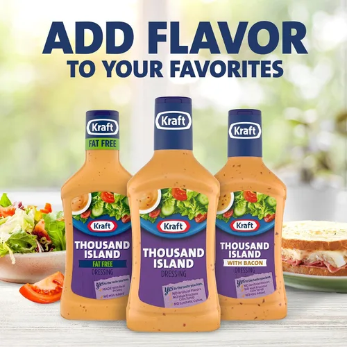 Vista 7 de Kraft Aderezo para ensaladas Thousand Island (botella de 16 fl oz)