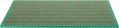 Vista 3 de BB2 BusBoard-2, patrón en zigzag, PCB de 1 cara, máscara de soldadura, tamaño 2 = 3.937 x 3.150 in (3.94 x 3.15 pulgadas)
