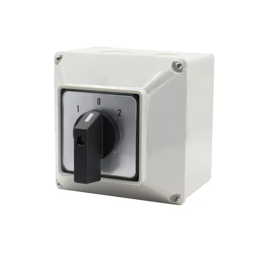 Vista 7 de 1 interruptor selector de cambio universal, con caja impermeable, interruptor de alimentación dual, 3 posiciones, 4 terminales, interruptor