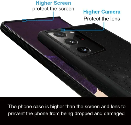 Vista 4 de Funda compatible con Samsung Galaxy Note 20 Ultra, Alien Ship antideslizante y a prueba de golpes, funda protectora para niño, funda trasera