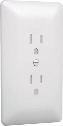 Vista 11 de TayMac 4000W Placa de pared para interruptor de palanca única, pintada, blanca, 1 banda