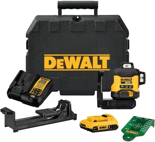 Vista 15 de DEWALT Nivel láser máximo de 20 V, láser de línea cruzada, 3X360, verde, solo herramienta (DCLE34031B)