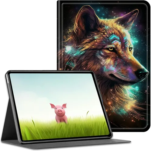 Vista 34 de Funda para tablet Amazon Kindle Fire HD 8/HD 8 Plus versión 2022/2020 (12ª/10ª generación), fundas antideslizantes multiángulo con función de Pinos