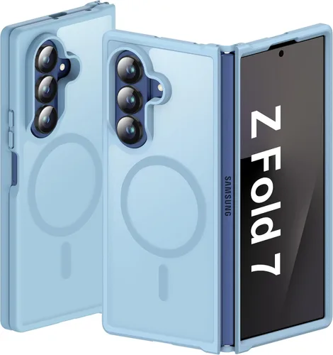 Vista 26 de ORETECH Magnético para Samsung Galaxy Z Flip 6 con 2 protectores de Negro