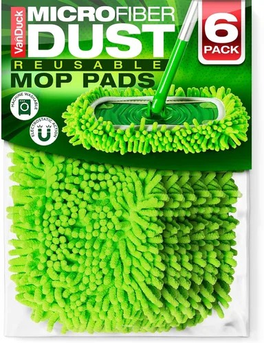 Vista 13 de VanDuck - Almohadillas reutilizables 100% algodón para barredora Swiffer (2 unidades)