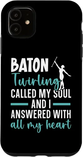 Vista 5 de Funda para iPhone 14 Baton Twirling Gymnastics Majorette Baton Twirler