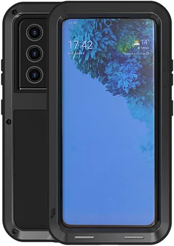 Vista 13 de LOVE MEI Funda para Samsung Galaxy Note 20 Ultra, resistente al aire libre, a prueba de golpes, a prueba de polvo, híbrida, de aluminio, resistente