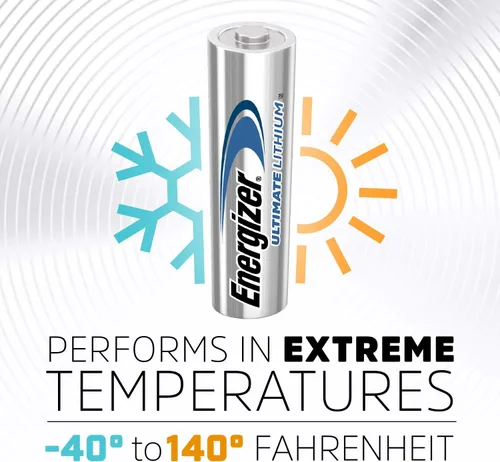 Vista 7 de Energizer Ultimate Lithium AA Baterías (paquete de 4), Baterías de litio doble A de 1.5V
