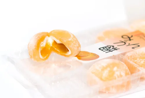 Vista 3 de Juego de regalo de mini pastel de arroz con sabor a naranja mandarina japonesa (importación japonesa)