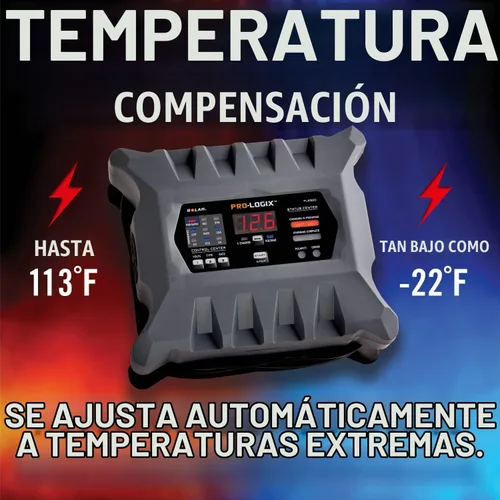 Vista 4 de Clore Automotive PL2320, cargador inteligente completamente automático de 20 amperios, cargador de batería de 6V y 12V, mantenedor de batería