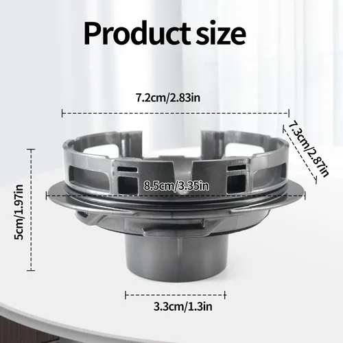 Vista 6 de Cubierta trasera del motor para Dyson V7 V8 Partes de repuesto de la cubierta trasera del motor de la aspiradora Accesorios (1 unidad)