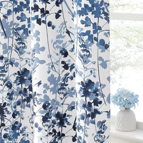 Vista 9 de Cortinas Kgorge opacas, diseño de damasco