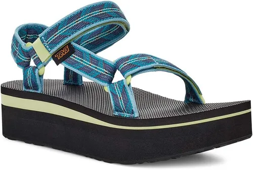 Vista 9 de Sandalia Teva de plataforma universal para mujer Balance Oliva Quemada