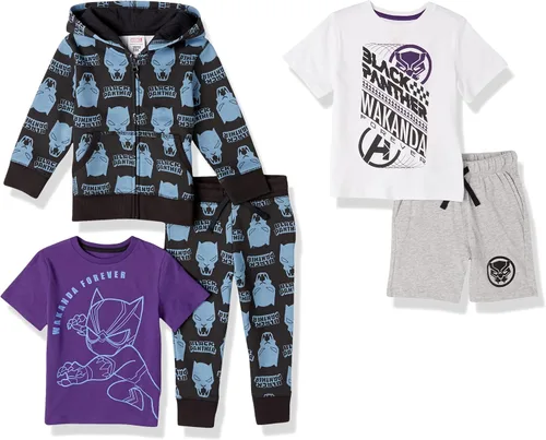 Vista 10 de Amazon Essentials Disney Marvel Star Wars Conjuntos de ropa para niño y niño pequeño (anteriormente Spotted Zebra), paquete de 5