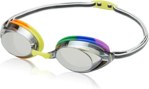 Vista 28 de Speedo unisex-adult Swim Goggles Mirrored Vanquisher