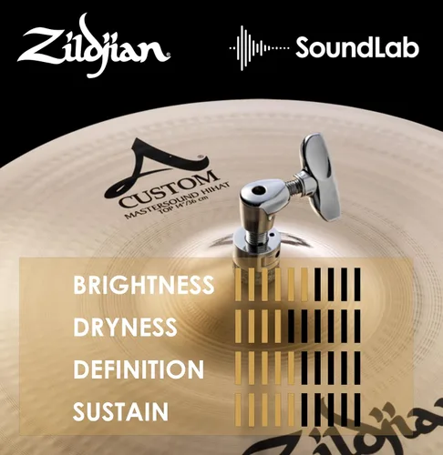Vista 5 de Zildjian A20550 14" A Custom Mastersound Hi-Hats Platillos
