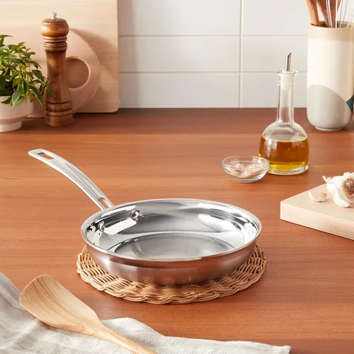 Vista 5 de Cuisinart MCP22-24N MultiClad Pro - Sartén de acero inoxidable