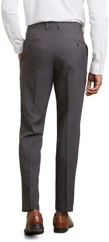 Vista 4 de Kenneth Cole Men's Techni-Cole Mini Check Modern Fit Flat Front Dress Pant