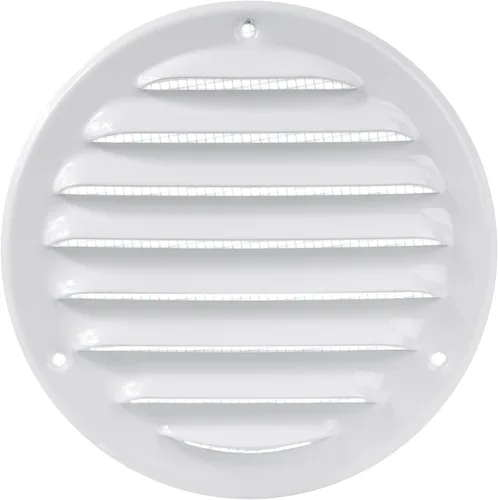 Vista 16 de Cubierta para salida de ventilación – Ventilación redonda de Soffit – Rejilla de ventilación – Cubierta de rejilla – Malla mosquitera integrada