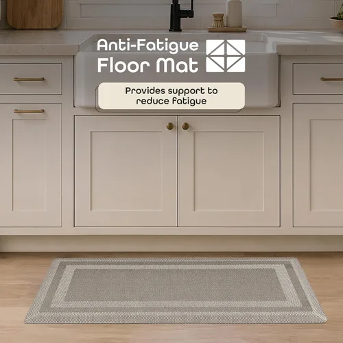Vista 2 de Allure Extra Comfort - Alfombrilla antifatiga, 20 x 39 pulgadas Beige