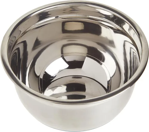 Vista 3 de ExcelSteel Cuenco de mezcla de acero inoxidable de 3 cuartos de galón con base antideslizante