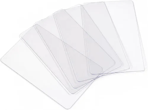 Vista 4 de Specialist ID - Paquete de 100 tarjetas de PVC en blanco para impresoras de tarjetas de identificación, calidad gráfica, plástico negro CR80 de 30