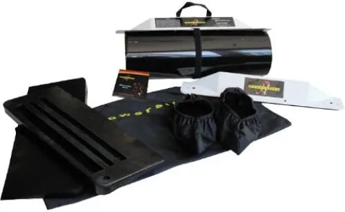 Vista 2 de Powerslide Tabla deslizante ajustable de 8 pies para ejercicio lateral (botines extra grandes)