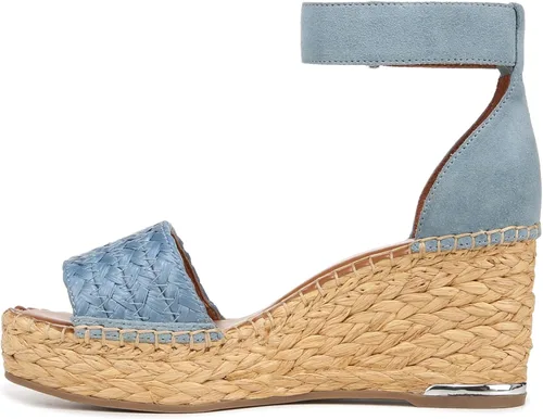Vista 37 de Franco Sarto Sandalias de cuña Clemens Raffia para mujer Raffia Beige