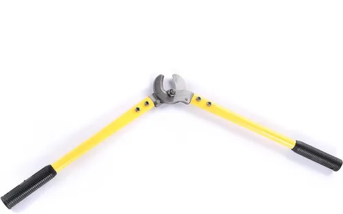 Vista 3 de Cortador de cable Alicates de alambre de brazo largo industrial resistente de 14 pulgadas Herramienta de mano Amarillo