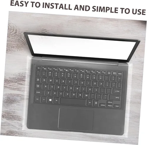 Vista 3 de Abaodam Funda para teclado para laptop, protectores de hojas transparentes, a prueba de gatos, funda para teclado mecánico