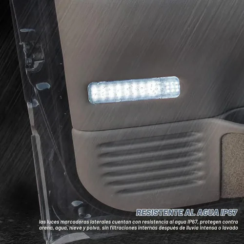 Vista 7 de NDRUSH Panel de puerta interior LED RGB con luz de cortesía, compatible con Silverado/Sierra C/K 1500 2500 3500 Pickup Suburban Tahoe Avalanche