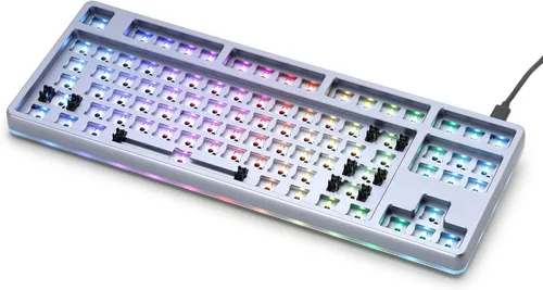 Vista 3 de DROP Teclado mecánico CTRL de alto perfil teclado para juegos Tenkeyless TKL 87 teclas interruptores de intercambio en caliente programable LED RGB