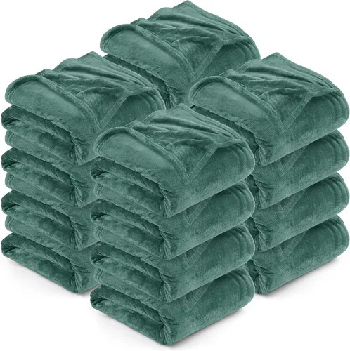 Vista 35 de Utopia Bedding - Manta de vellón de lujo, mullida, antiestática; manta de suave microfibra de 8.8 oz/yd² (300 g/m²) para sofá y cama; tamaño Gris
