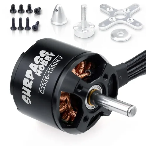 Vista 10 de Surpass Hobby C3536 1050KV Motor sin escobillas para aviones RC Ala fija
