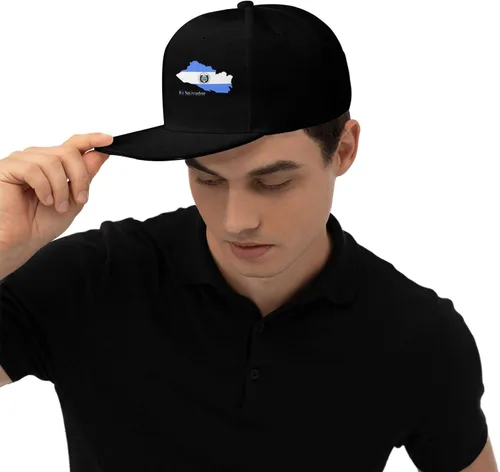Vista 9 de Flag Map - Gorra de béisbol ajustable con visera plana para hombre y mujer, diseño de bandera