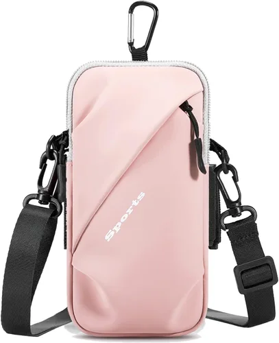 Vista 15 de Prime Comfort Soporte para Teléfono con Banda para el Brazo, Pequeña Bolsa Cruzada de Hombro Tipo Funda con Bandas para el Brazo, Compatible